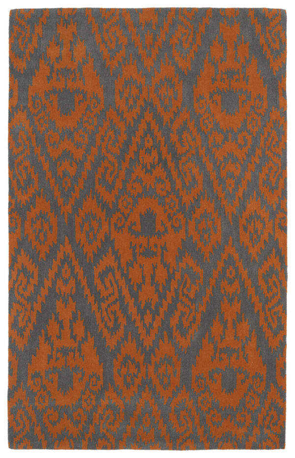 Kaleen Evolution Evl02-89 Orange Area Rug Clearance - Image 3