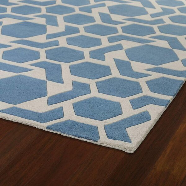 Kaleen Revolution Rev05-17 Blue Area Rug Clearance - Image 2