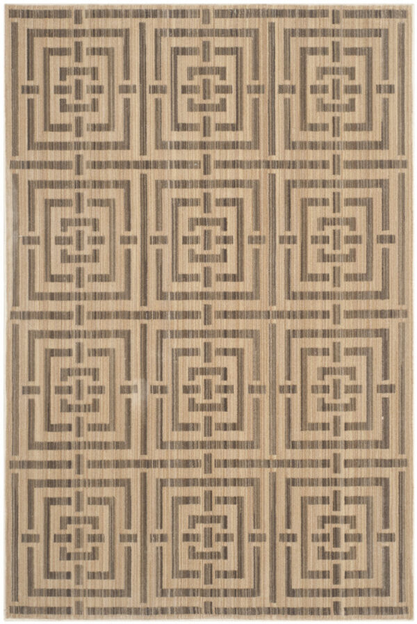 Safavieh Infinity Inf586m Yellow - Taupe Area Rug - Image 3