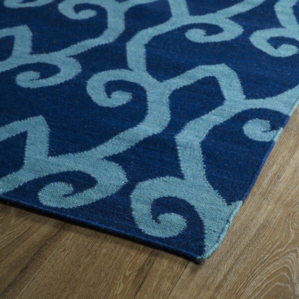 Kaleen Glam Gla05-17 Blue Area Rug Clearance