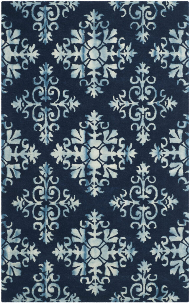 Safavieh Dip Dyed Ddy720n Navy – Blue Area Rug