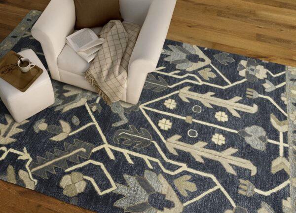 Kaleen Brooklyn 5307-10 Denim Area Rug