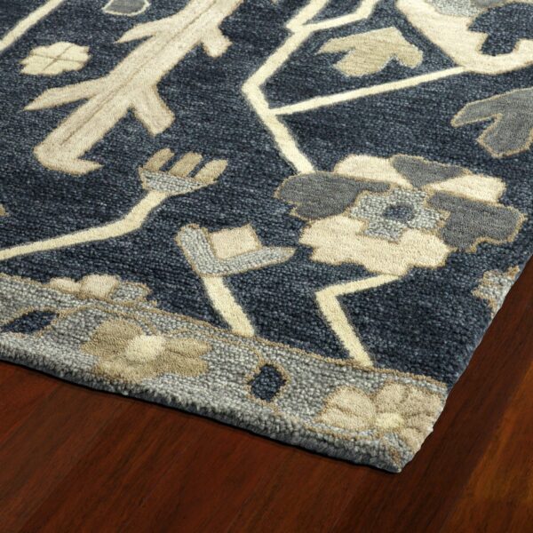 Kaleen Brooklyn 5307-10 Denim Area Rug - Image 2