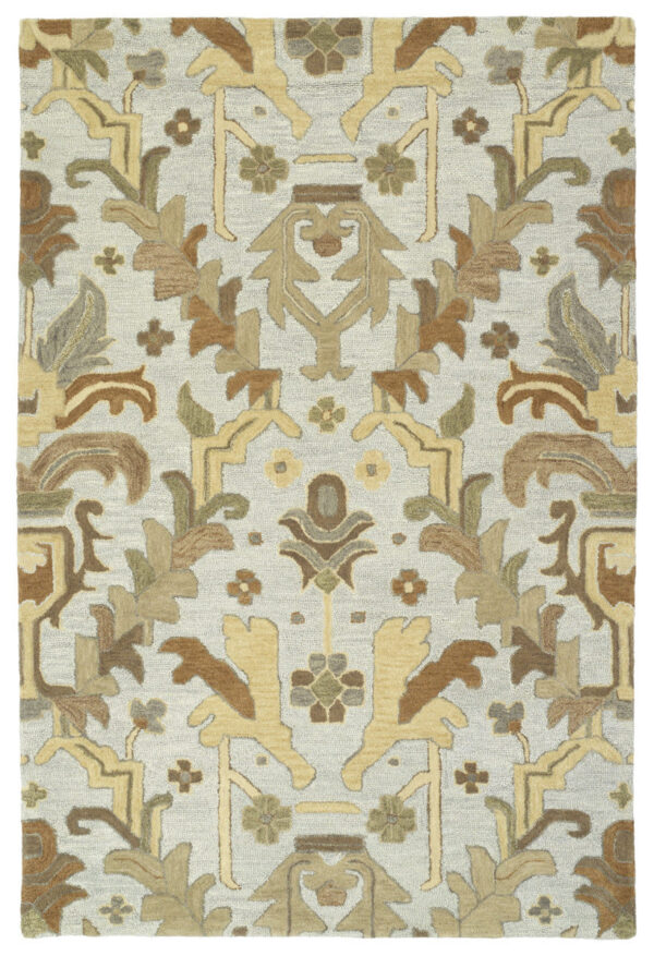 Kaleen Brooklyn 5311-77 Silver Area Rug - Image 3