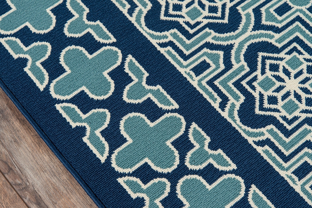 Momeni Baja BAJ21 Blue Area Rug - Image 2