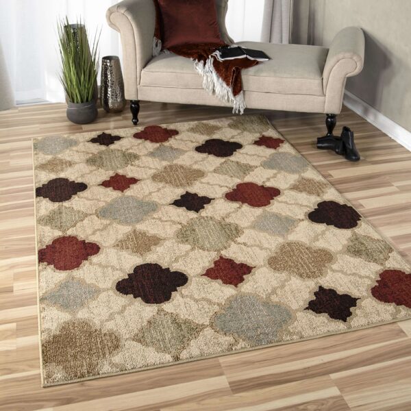 Orian American Heritage Malbeck Bisque Area Rug