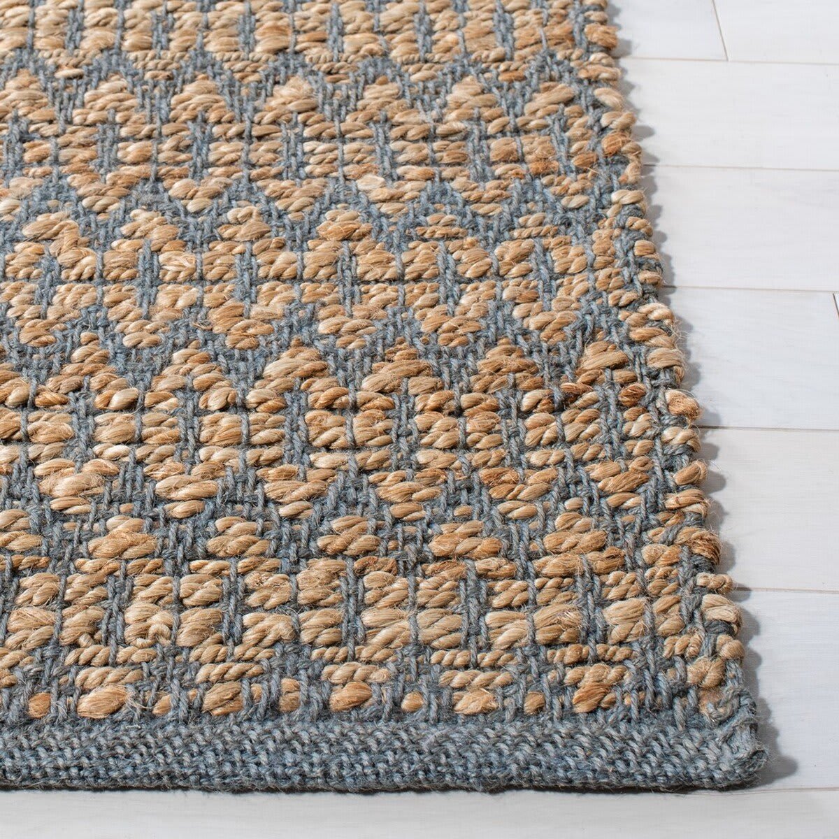 Safavieh Natural Fiber Nfb701G Natural - Grey Area Rug - Image 3